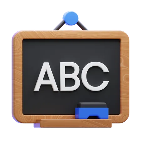 Aula de inglês  3D Icon