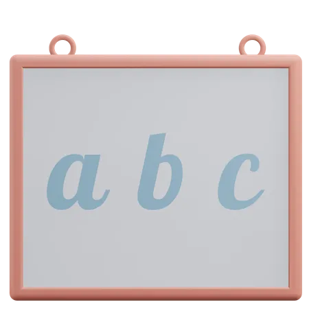 Aula de inglês  3D Icon