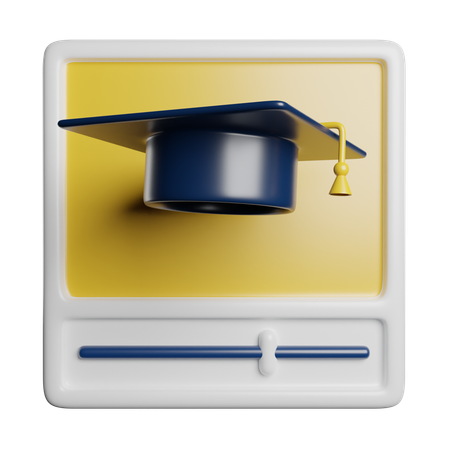 Aula on-line  3D Icon