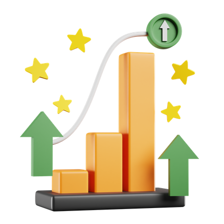 Aumentar o lucro  3D Icon