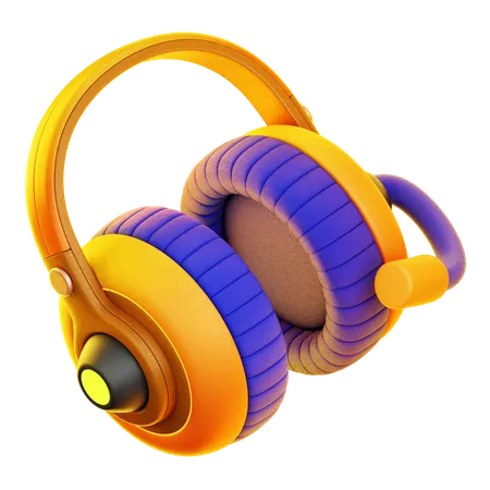 Auriculares  3D Icon