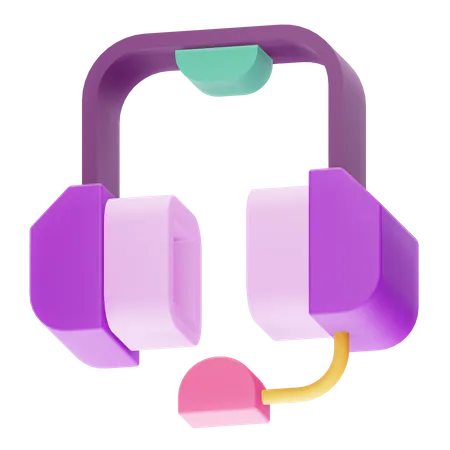 Auriculares  3D Icon