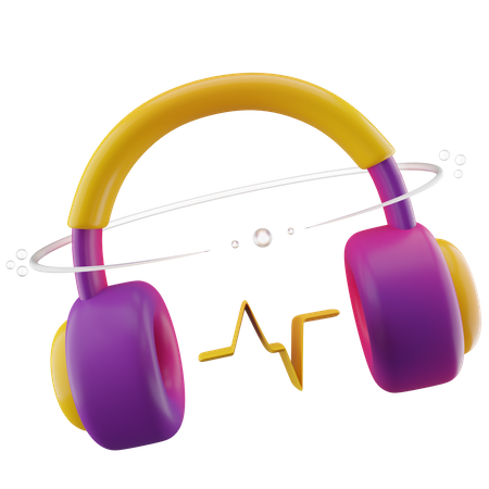 Auriculares  3D Icon