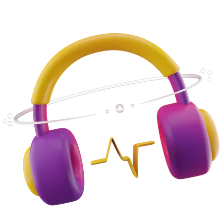 Auriculares  3D Icon