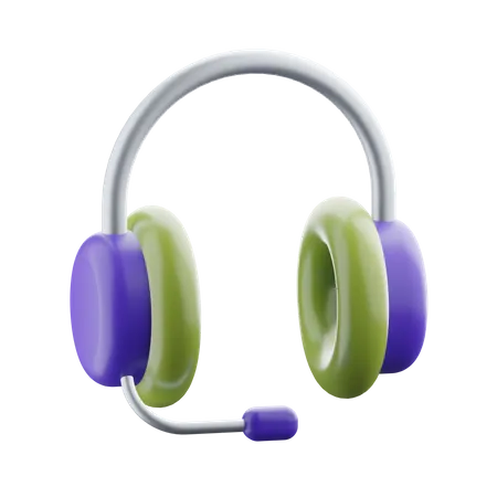 Auriculares  3D Icon