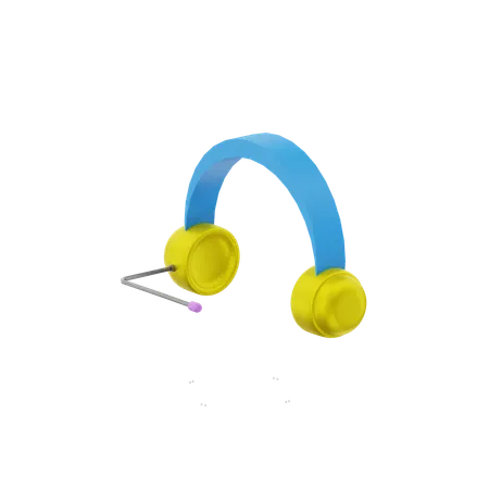 Auriculares  3D Icon