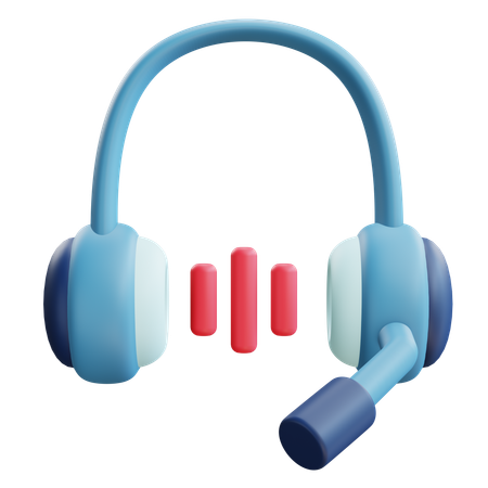 Auriculares  3D Icon