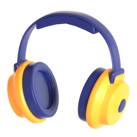 Auriculares  3D Icon