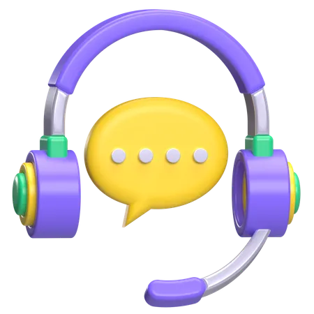 Auriculares  3D Icon