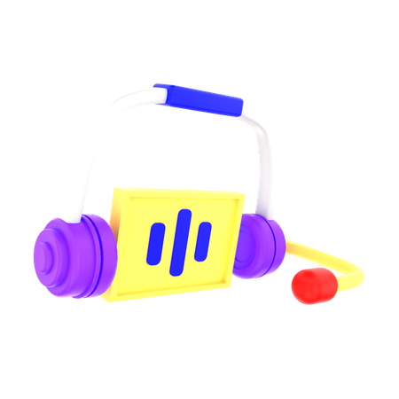 Auriculares  3D Icon