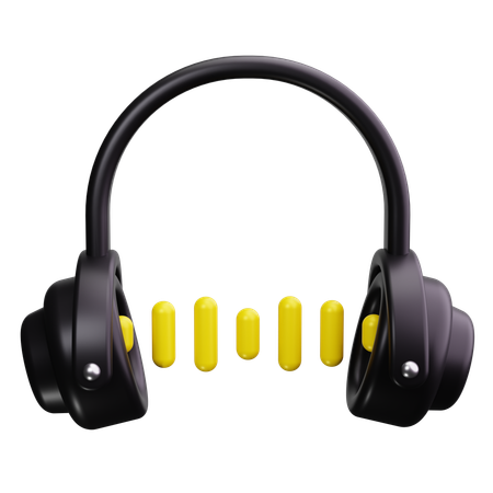 Auriculares  3D Icon