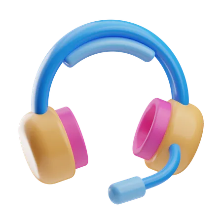 Auriculares  3D Icon