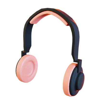 Auriculares  3D Illustration