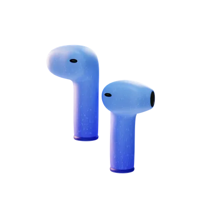 Auriculares  3D Illustration