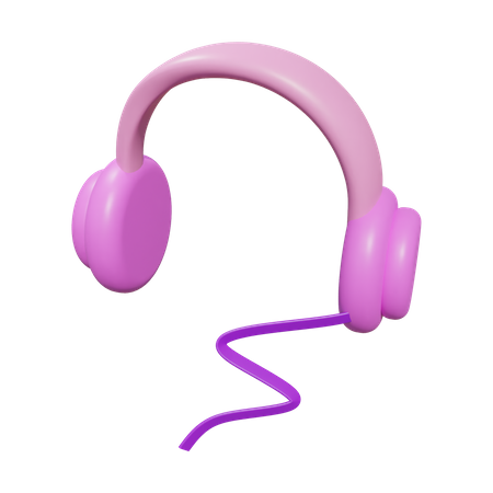 Auriculares  3D Illustration