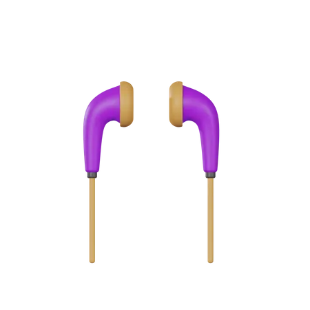 Auriculares  3D Icon