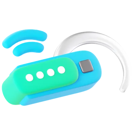 Auricular Bluetooth  3D Icon