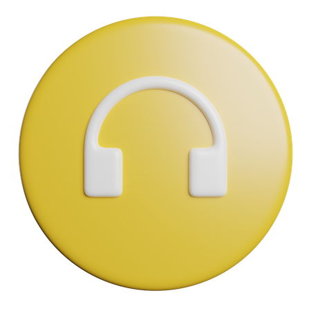 Auriculares de audio  3D Icon