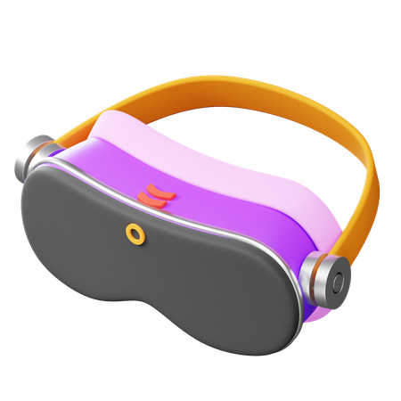 Auriculares de realidad virtual  3D Icon