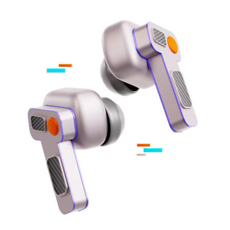 Auriculares inalámbricos  3D Icon