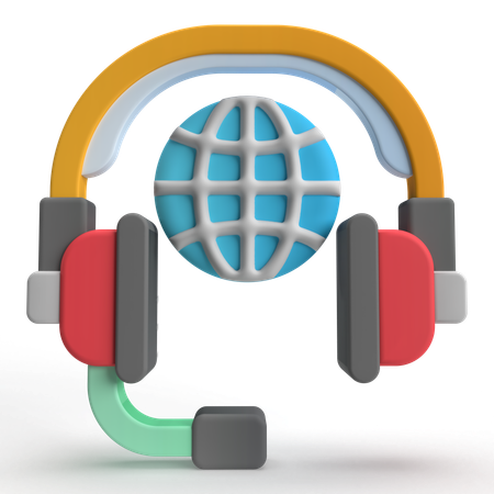 Auriculares inteligentes  3D Icon