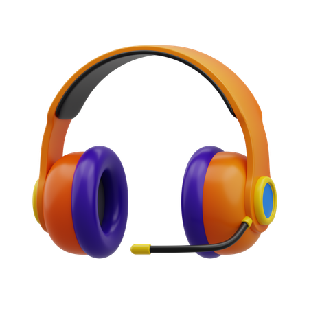 Auriculares para juegos  3D Icon