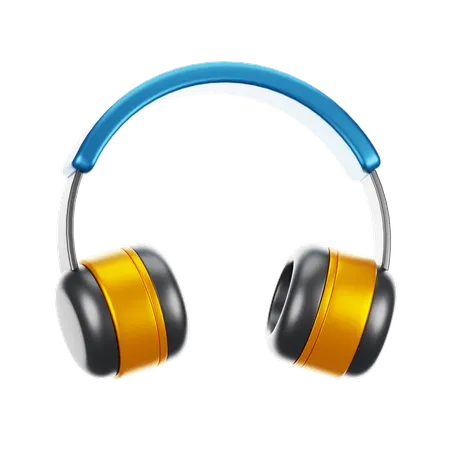 Auriculares de musica  3D Icon