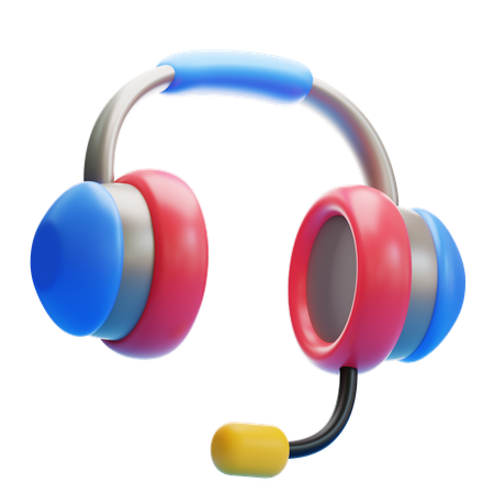 Auriculares para juegos  3D Icon