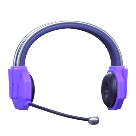 Auriculares para juegos  3D Icon