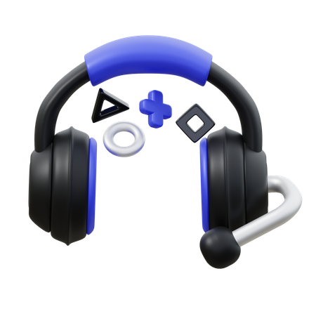 Auriculares para juegos  3D Icon