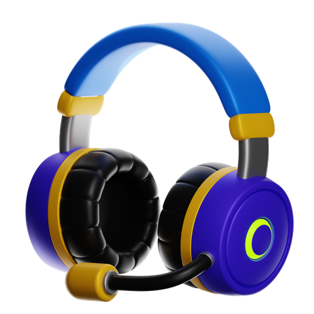 Auriculares para juegos  3D Icon