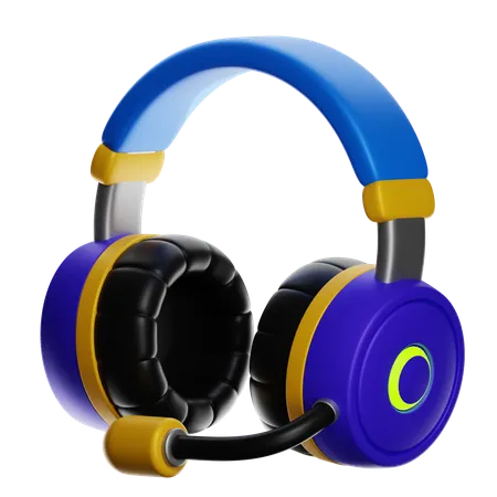 Auriculares para juegos  3D Icon