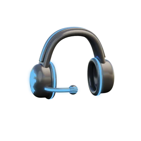 Auriculares para juegos  3D Illustration