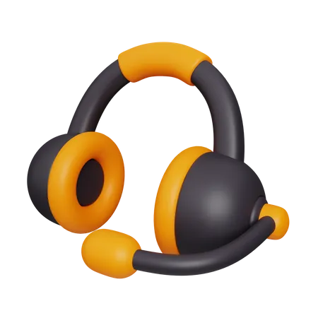 Auriculares para juegos  3D Icon