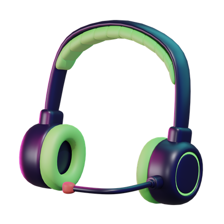 Auriculares para juegos  3D Icon