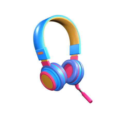 Auriculares para juegos  3D Icon