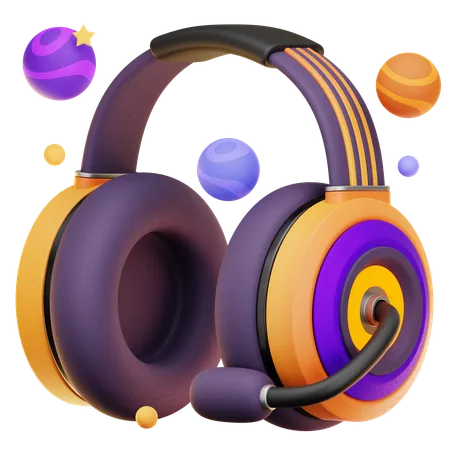 Auriculares vr  3D Icon