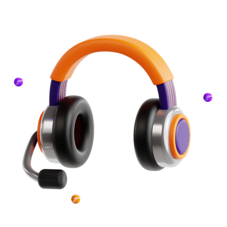 Auriculares vr  3D Icon