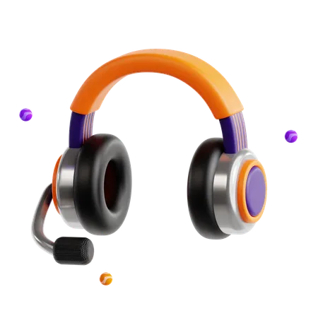 Auriculares vr  3D Icon