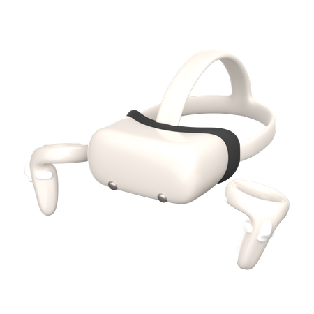 Auriculares de realidad virtual  3D Icon