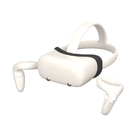 Auriculares de realidad virtual  3D Icon