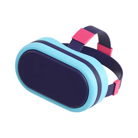 Auriculares de realidad virtual  3D Icon