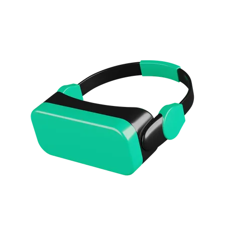 Auriculares de realidad virtual  3D Icon