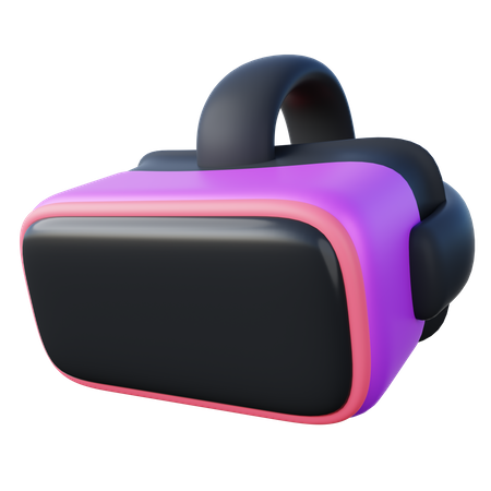 Auriculares de realidad virtual  3D Icon