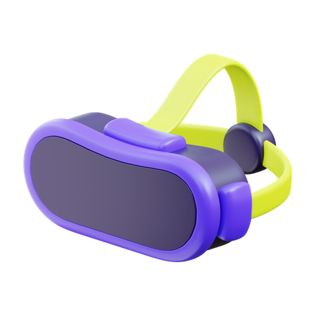 Auriculares de realidad virtual  3D Icon