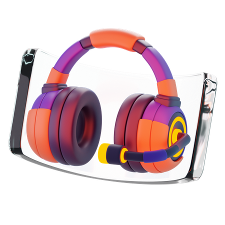 Auriculares Vr Futuristas  3D Icon