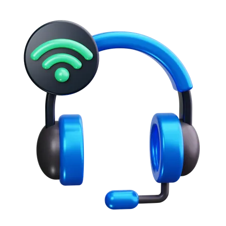 Auriculares inalámbricos  3D Icon