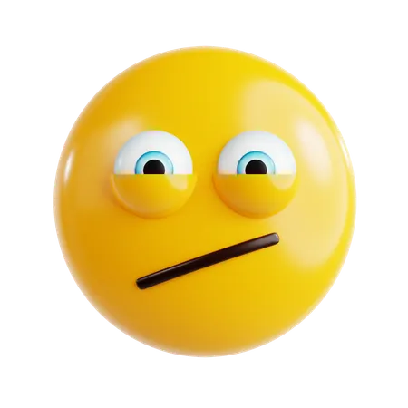 Ausdrucksloser Emoji  3D Icon