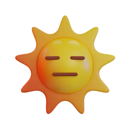 Ausdrucksloser Emoji  3D Icon