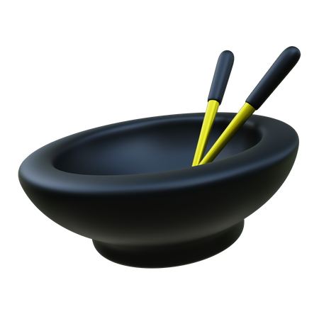 Ausgefallene Schüssel  3D Icon